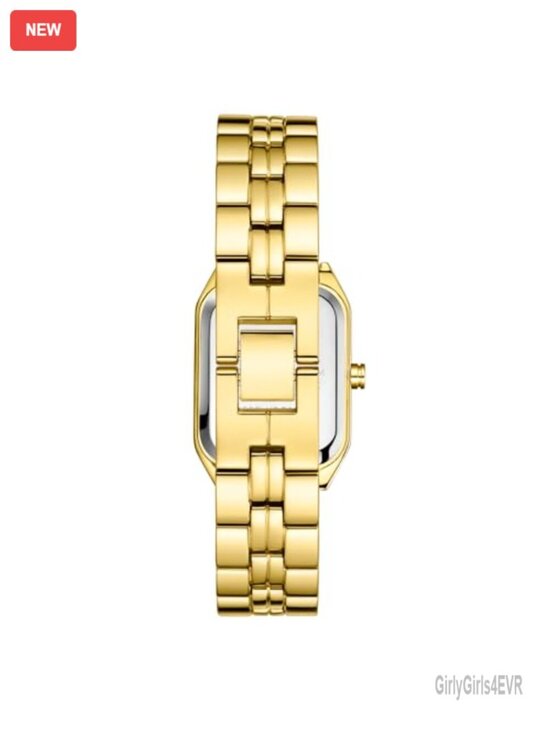 Women\'s Gold Stainless Steel Bracelet Analog Waterproof Watch main image 7